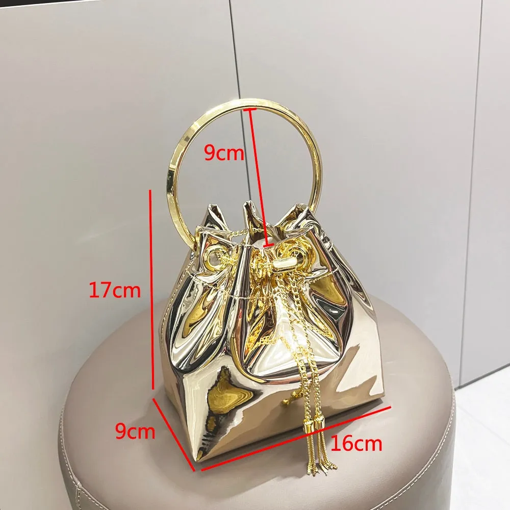 Women's Evening Clutch Bucket Bag