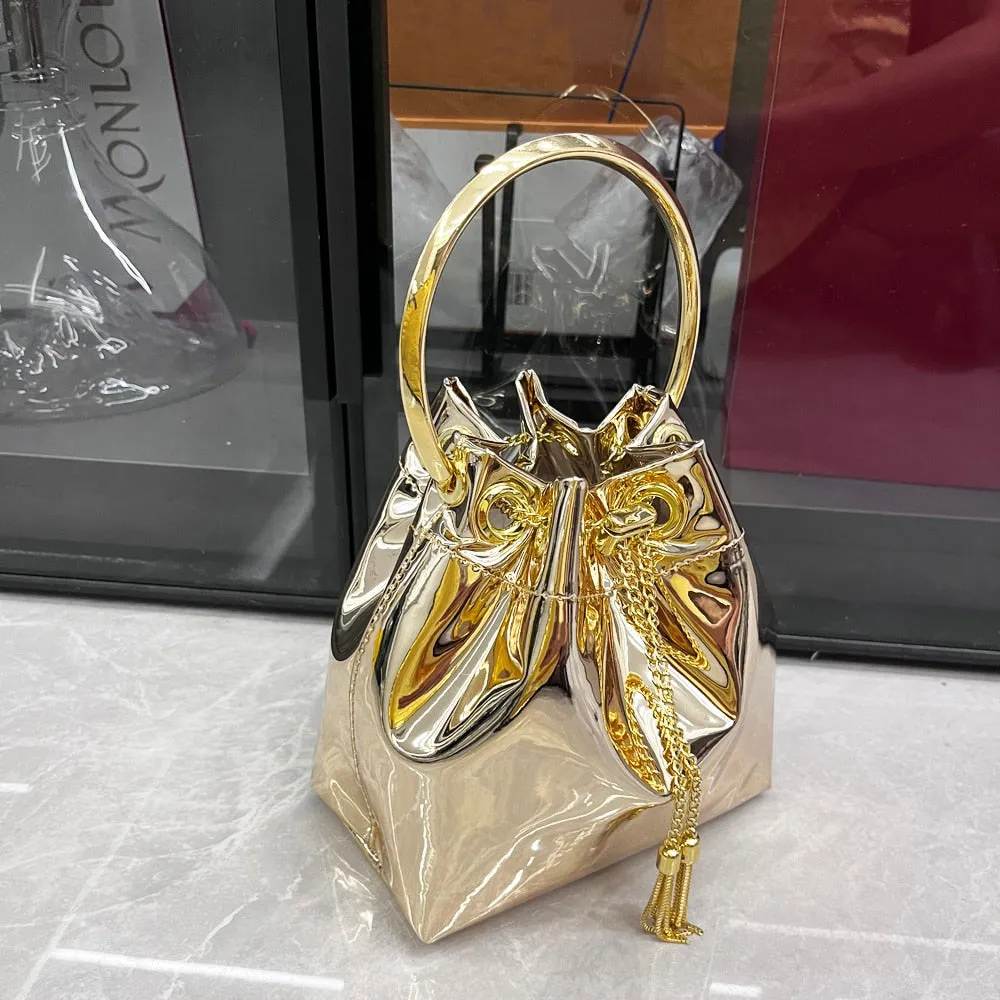 Women's Evening Clutch Bucket Bag