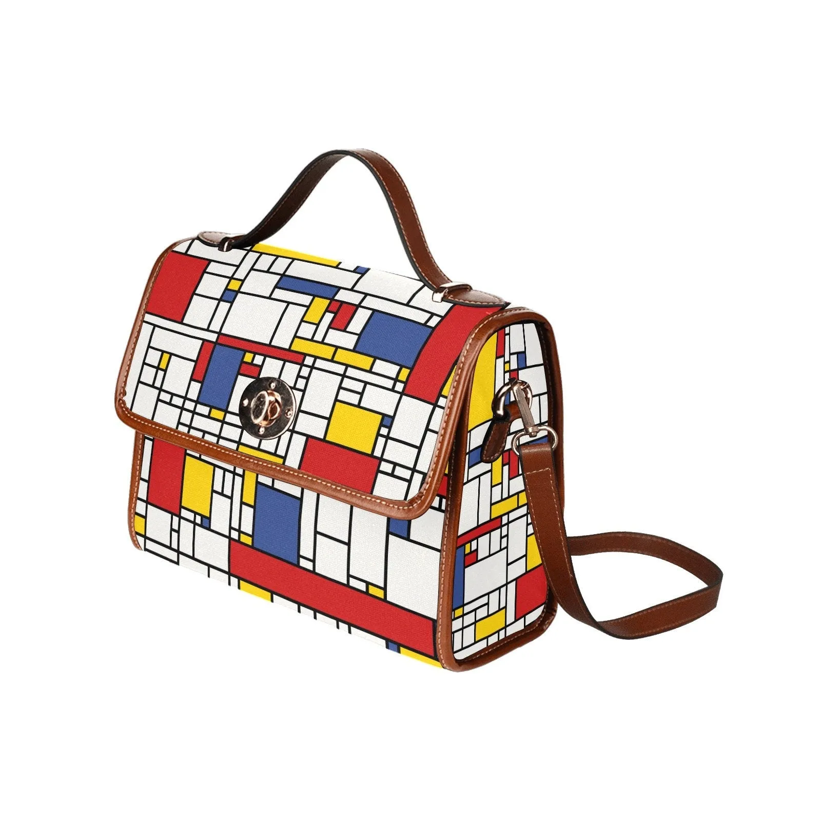 Women's Handbag, Retro Handbag, Women's Purse, Mondrian Purse, Mod 60s, 60s Style bag, 60s Style purse, 60s inspired, 60s Style handbag
