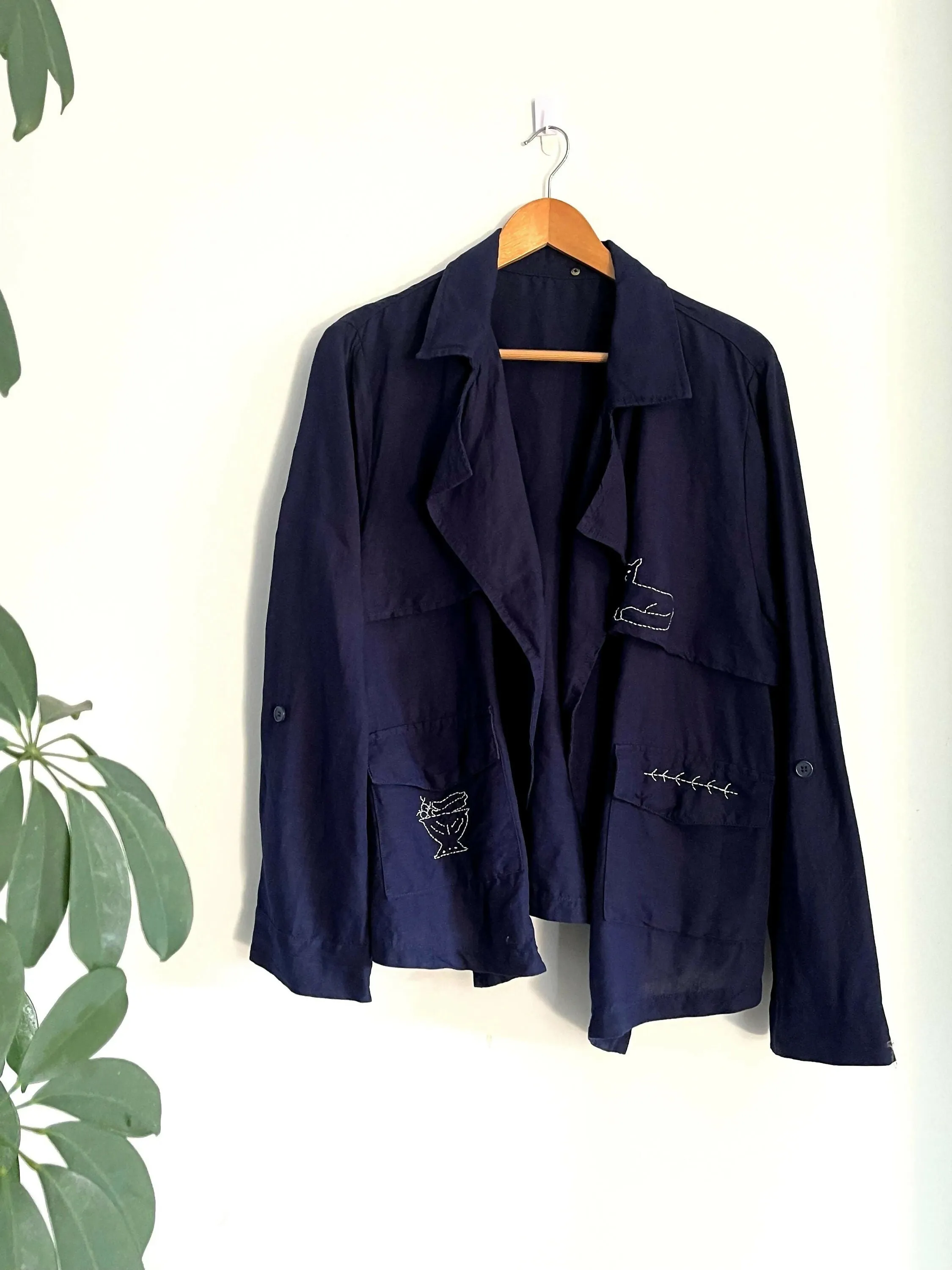 Zadie Blue Lightweight Coat